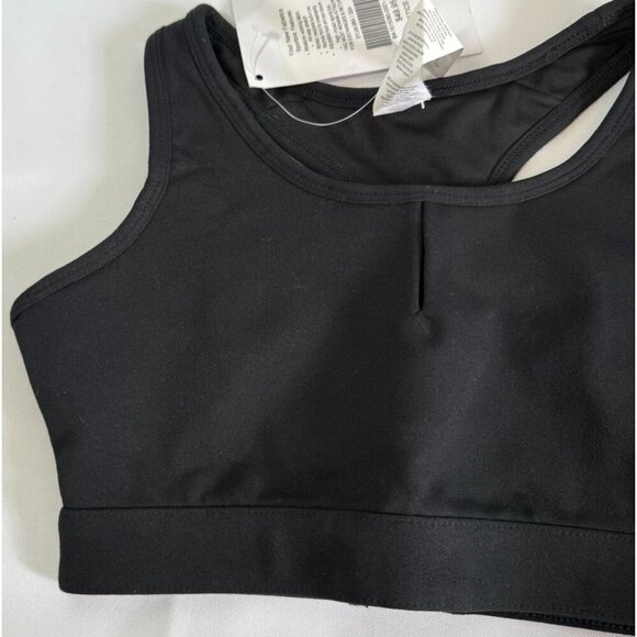 Fabletics Womens Syliva Medium Impact Sports Bra Black XS NEW - Picture 4 of 8